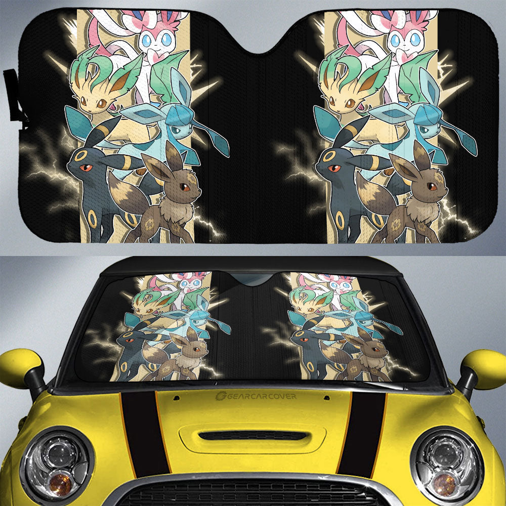 Umbreon Car Sunshade Custom Car Accessories For Fans - Gearcarcover - 1