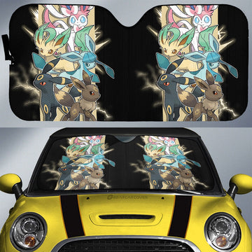 Umbreon Car Sunshade Custom Car Accessories For Fans - Gearcarcover - 1
