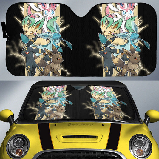 Umbreon Car Sunshade Custom Car Accessories For Fans - Gearcarcover - 1