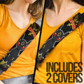 Umbreon Seat Belt Covers Custom Tie Dye Style Car Accessories - Gearcarcover - 3