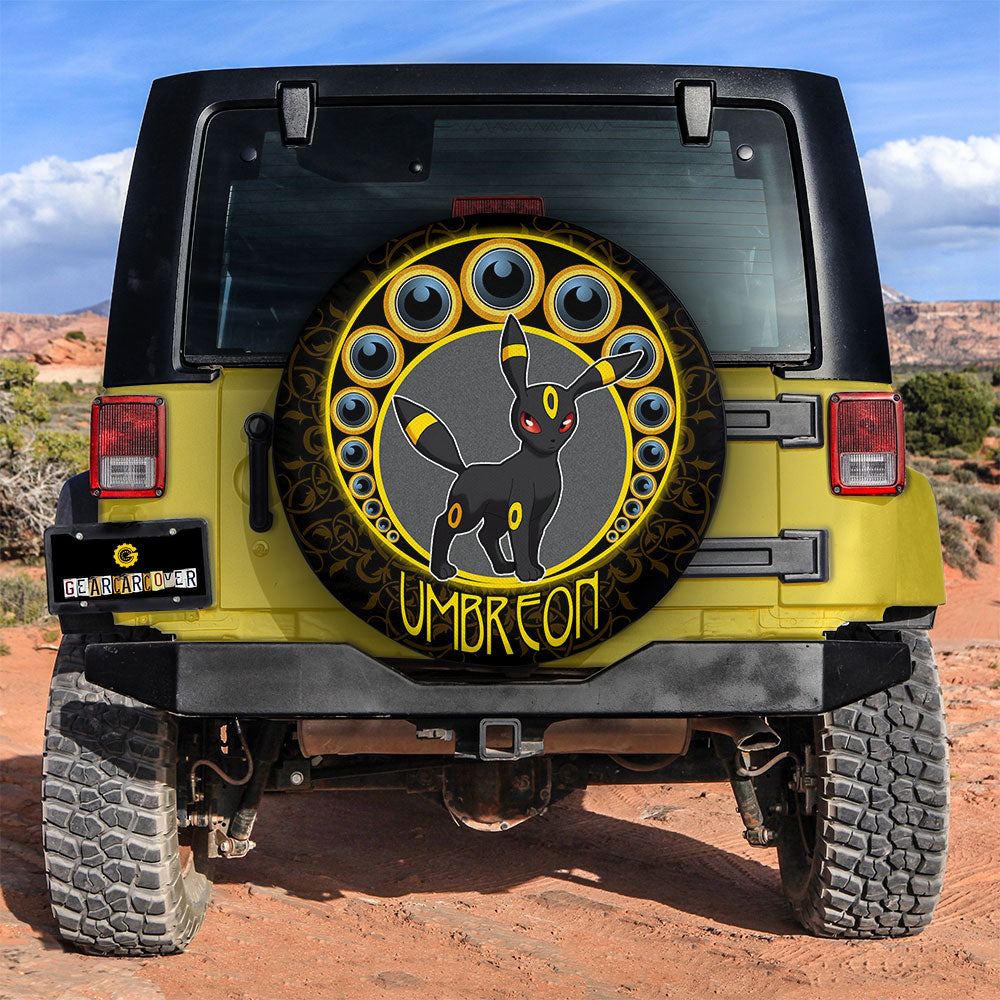 Umbreon Spare Tire Cover Custom Anime For Fans - Gearcarcover - 2