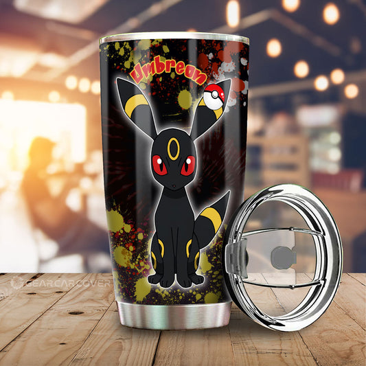 Umbreon Tumbler Cup Custom Tie Dye Style Car Accessories - Gearcarcover - 1