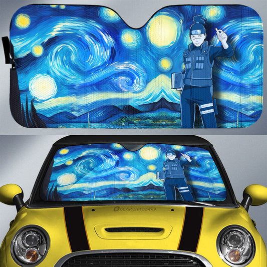 Umino Iruka Car Sunshade Custom Starry Night Styles - Gearcarcover - 1