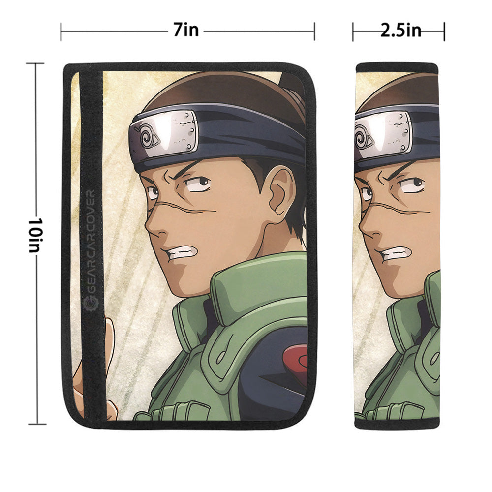 Umino Iruka Seat Belt Covers Custom For Anime Fans - Gearcarcover - 1