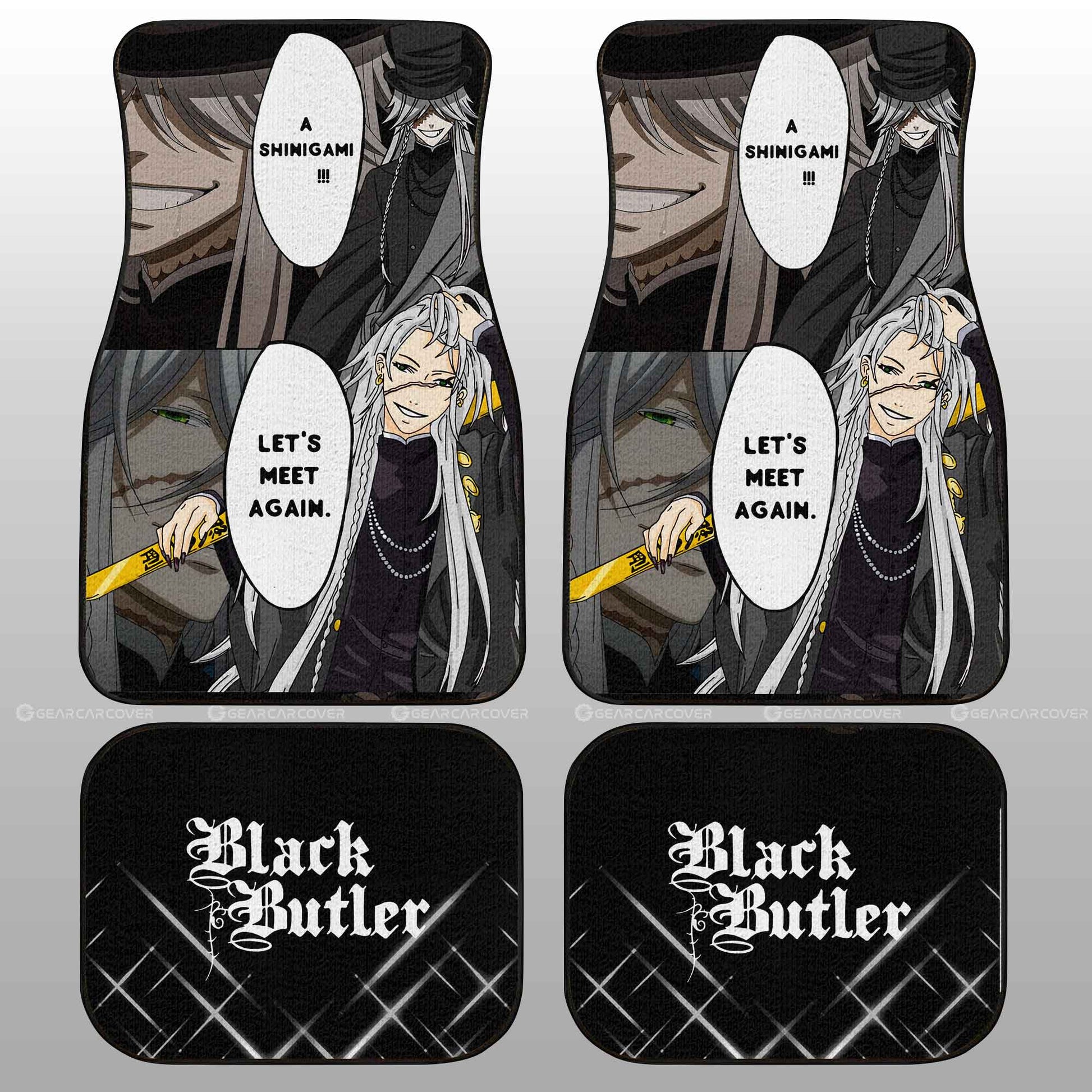 Undertaker Car Floor Mats Custom Black Butler Car Accessories - Gearcarcover - 2