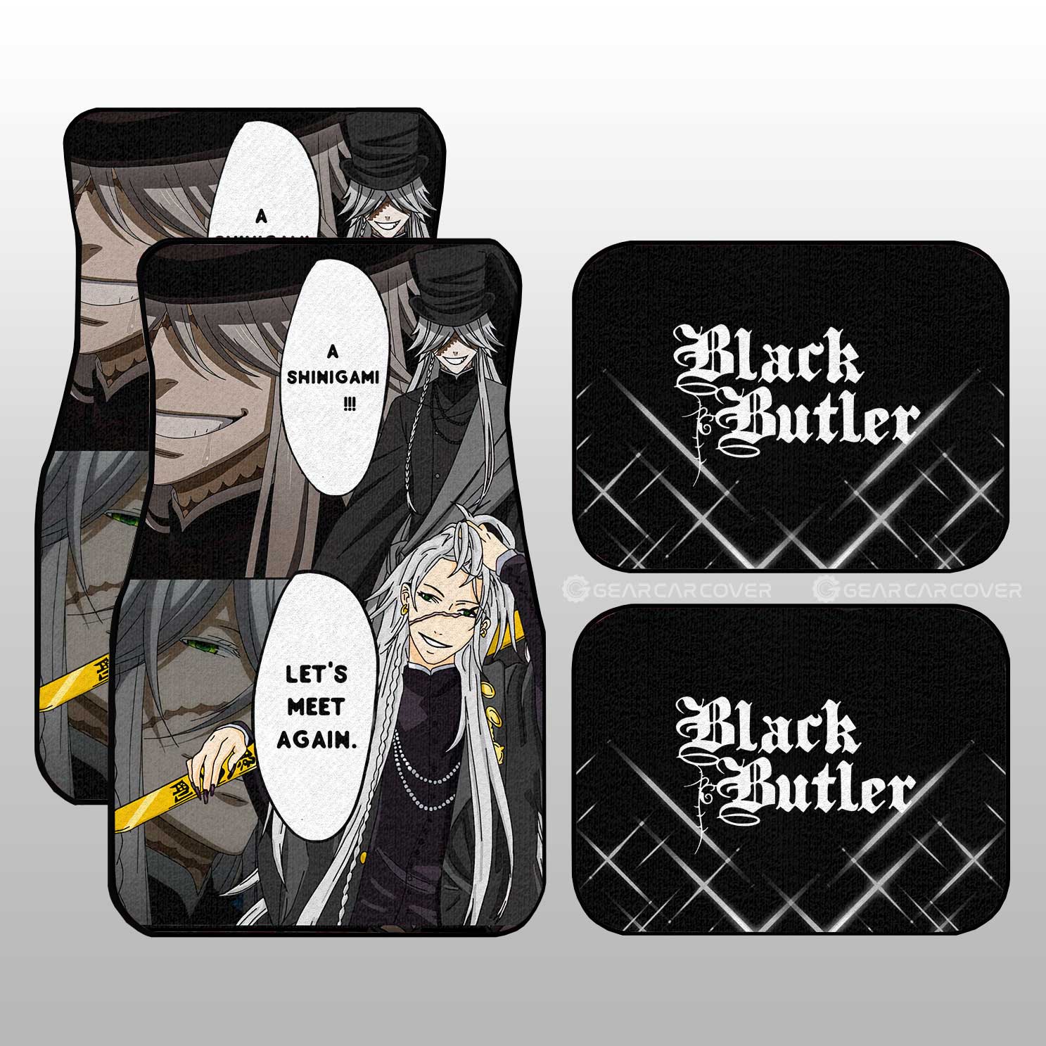 Undertaker Car Floor Mats Custom Black Butler Car Accessories - Gearcarcover - 1