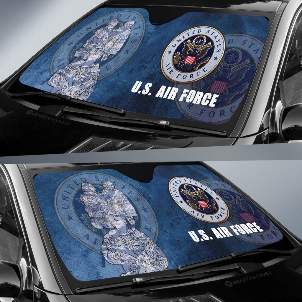 United States Air Force Car Sunshade Custom US Military Car Accessories - Gearcarcover - 2