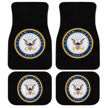 United States Navy Armorial Car Floor Mats - Gearcarcover - 1