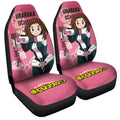 Uraraka Ochako Car Seat Covers Custom Car Accessories For Fans - Gearcarcover - 3