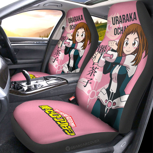 Uraraka Ochako Car Seat Covers Custom Car Accessories For Fans - Gearcarcover - 2