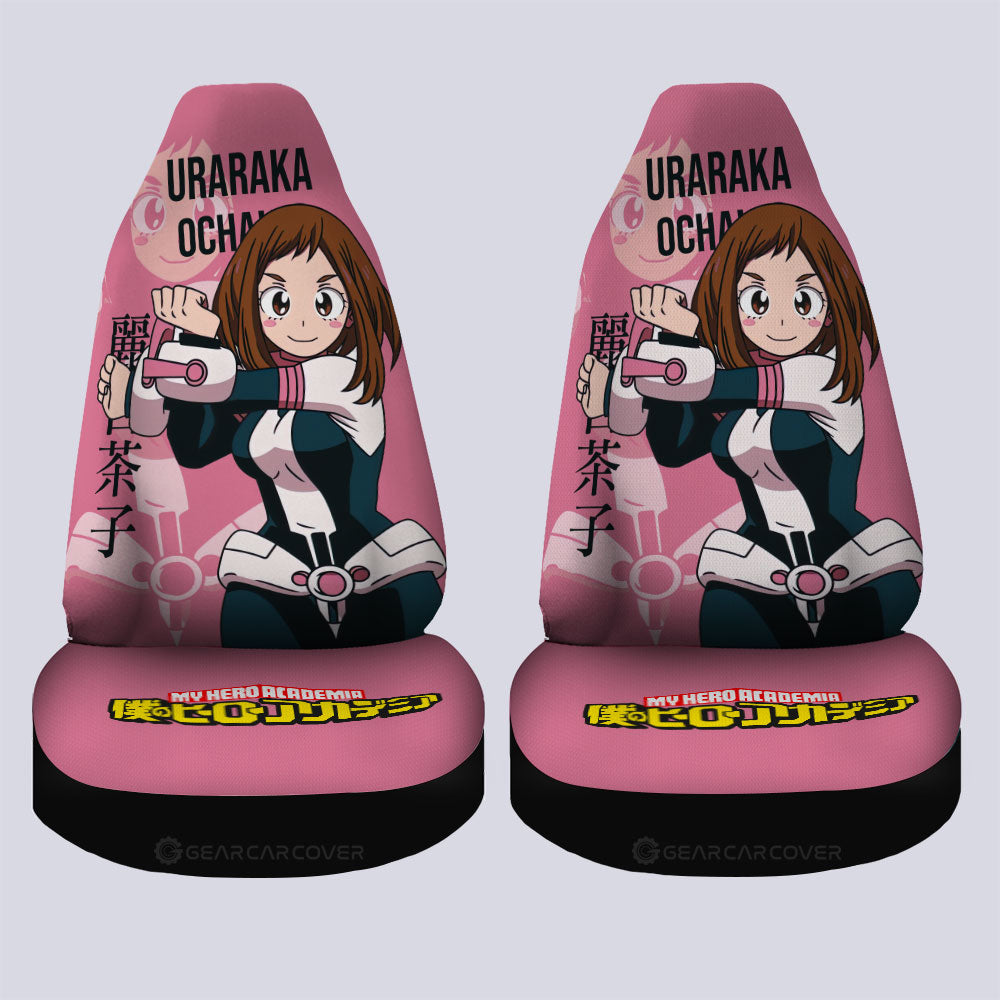 Uraraka Ochako Car Seat Covers Custom Car Accessories For Fans - Gearcarcover - 4