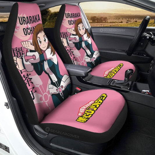 Uraraka Ochako Car Seat Covers Custom Car Accessories For Fans - Gearcarcover - 1