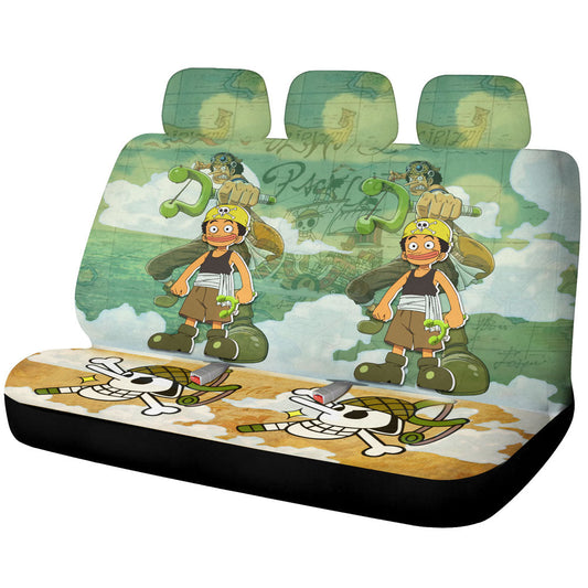 Usopp Car Back Seat Covers Custom Map Car Accessories - Gearcarcover - 1
