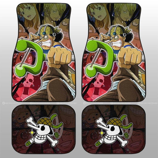 Usopp Car Floor Mats Custom Car Accessories For Fans - Gearcarcover - 2