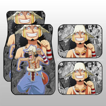 Usopp Car Floor Mats Custom Car Interior Accessories - Gearcarcover - 1