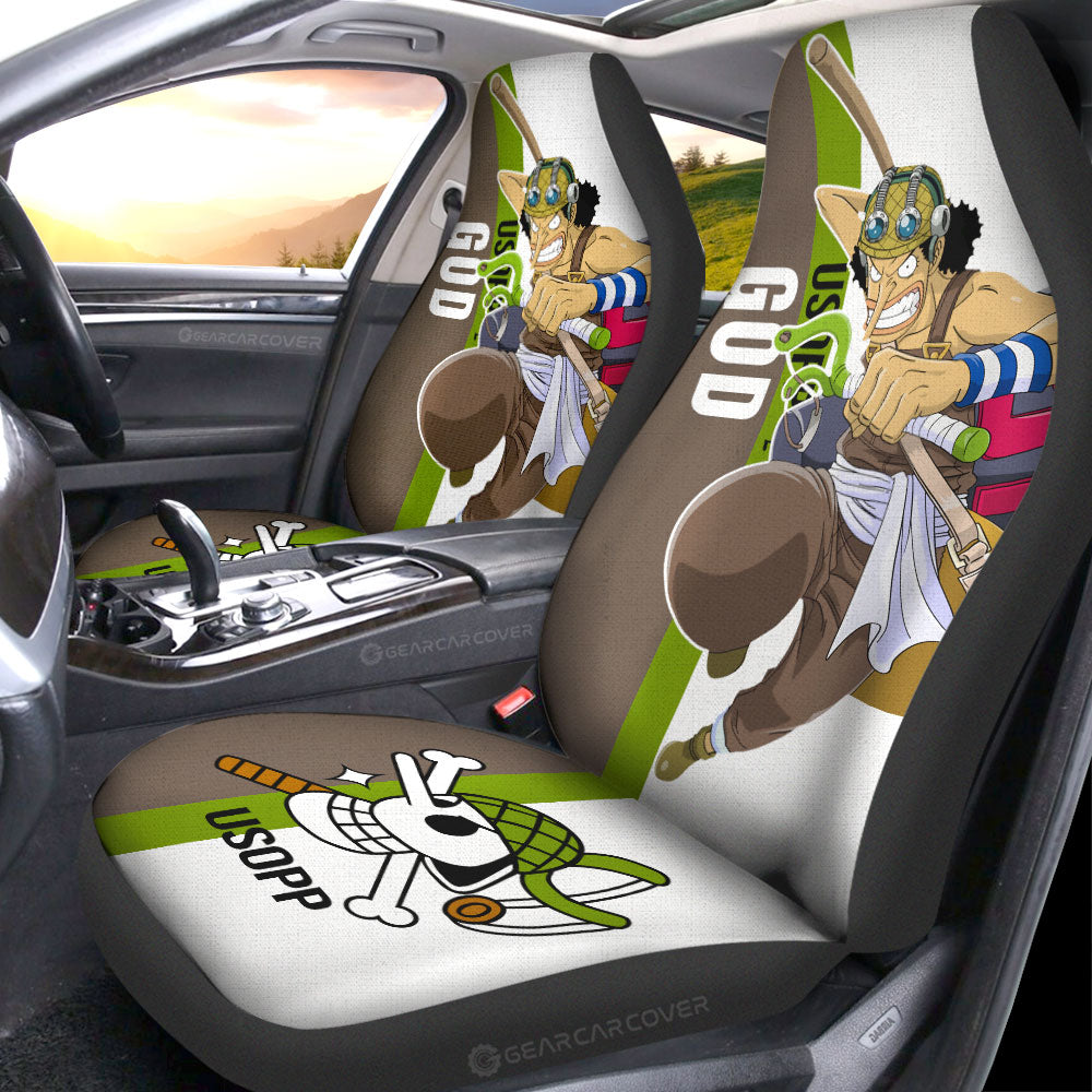 Usopp Car Seat Covers Custom Car Accessories For Fans - Gearcarcover - 2