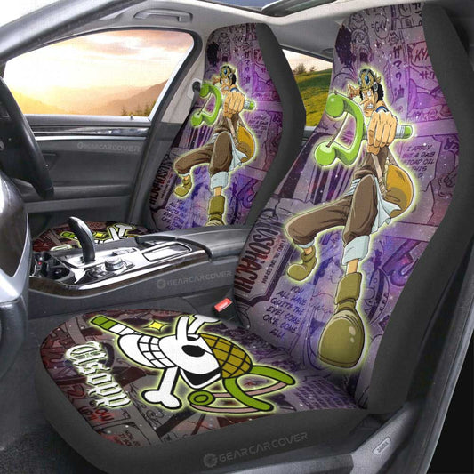 Usopp Car Seat Covers Custom Car Accessories Manga Galaxy Style - Gearcarcover - 2