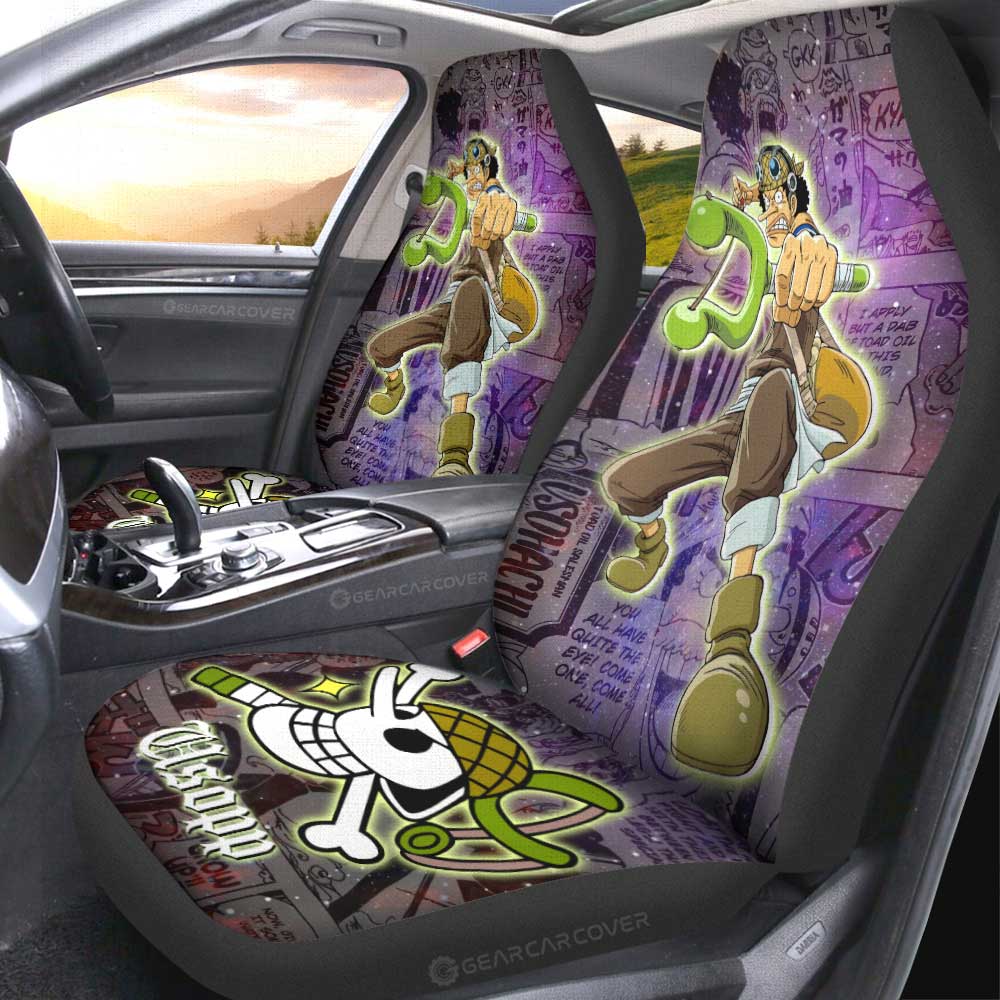 Usopp Car Seat Covers Custom Galaxy Style Car Accessories - Gearcarcover - 2