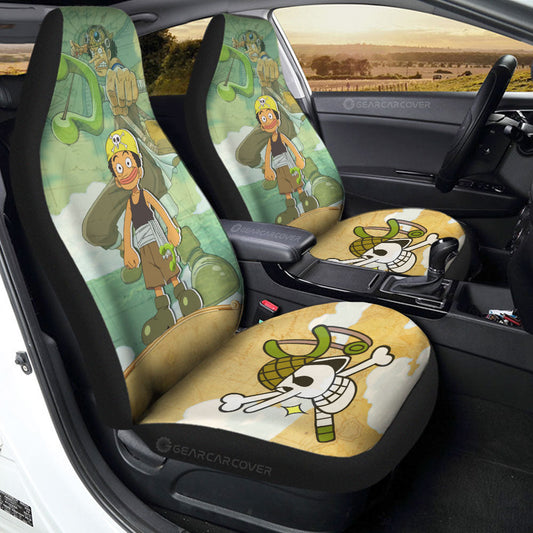 Usopp Car Seat Covers Custom Map Car Accessories - Gearcarcover - 1