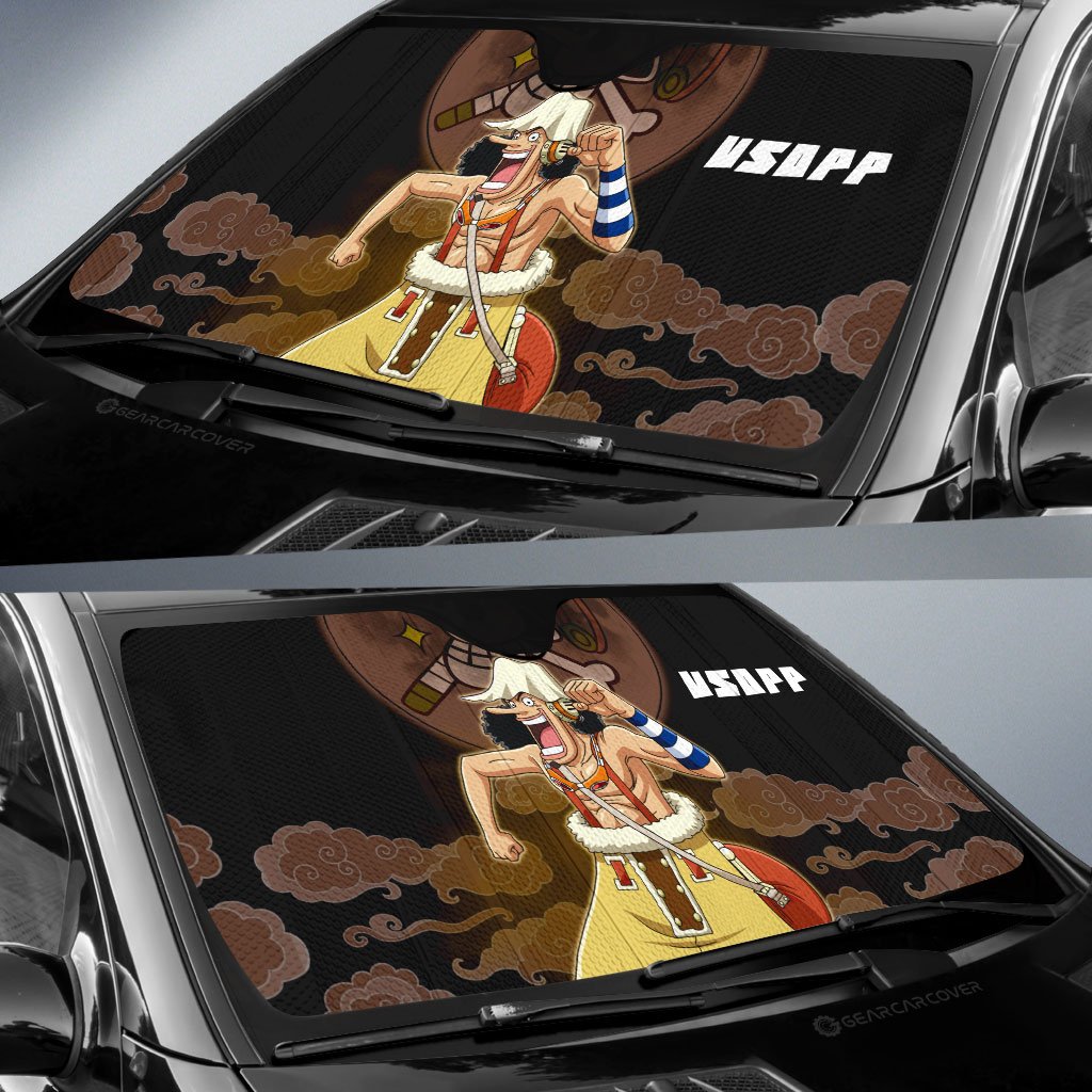 Usopp Car Sunshade Custom Car Accessories For Fans - Gearcarcover - 2