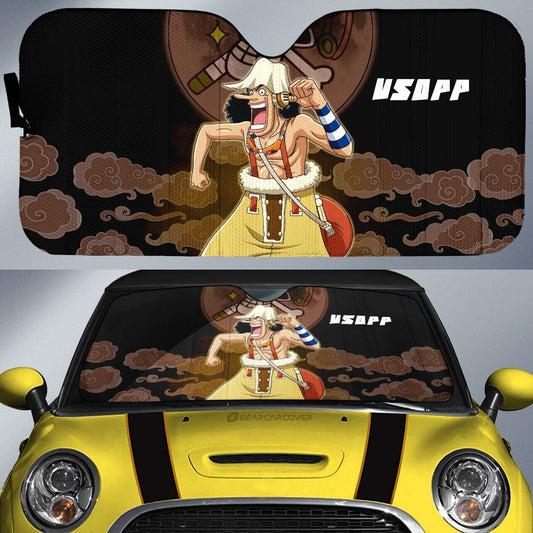 Usopp Car Sunshade Custom Car Accessories For Fans - Gearcarcover - 1