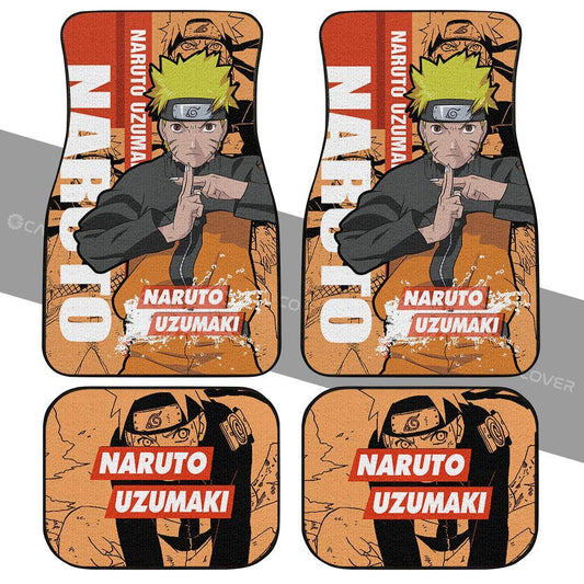 Uzumaki Anime Car Floor Mats Custom Car Interior Accessories - Gearcarcover - 2