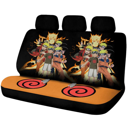 Uzumaki Car Back Seat Covers Custom Anime Car Accessories - Gearcarcover - 1