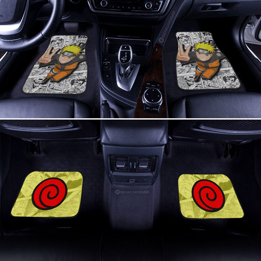 Uzumaki Car Floor Mats Custom Anime Car Accessories Mix Manga - Gearcarcover - 3