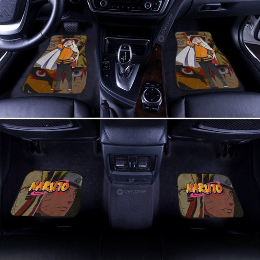 Uzumaki Car Floor Mats Custom Anime Car Interior Accessories - Gearcarcover - 2