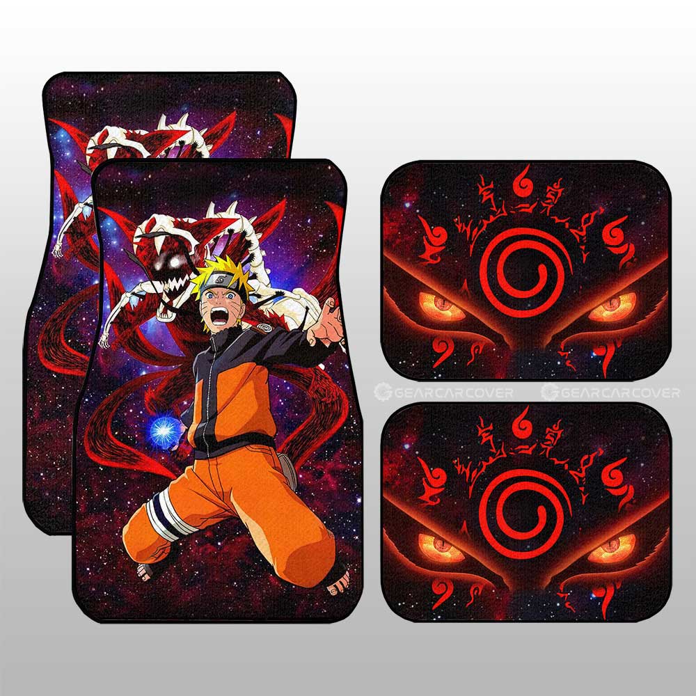 Uzumaki Car Floor Mats Custom Anime Galaxy Style Car Accessories For Fans - Gearcarcover - 1