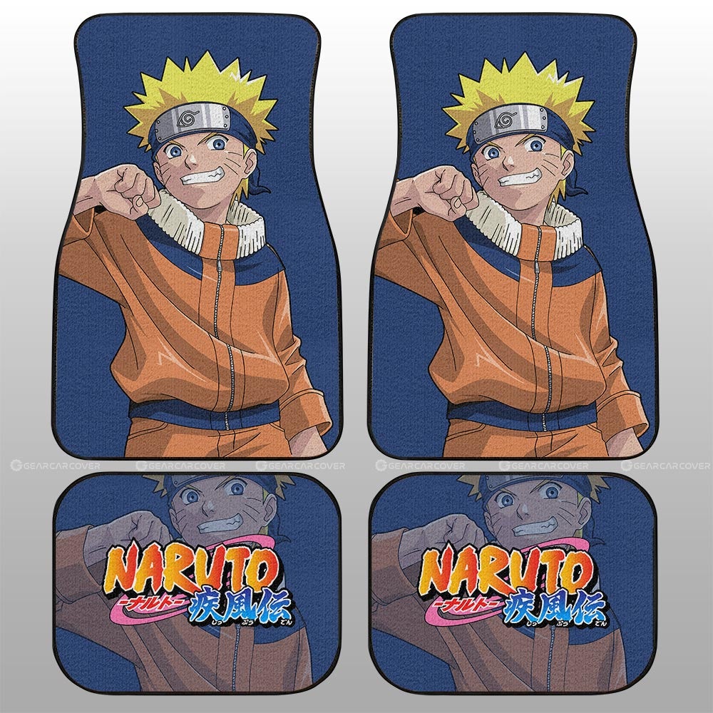 Uzumaki Car Floor Mats Custom Anime - Gearcarcover - 2