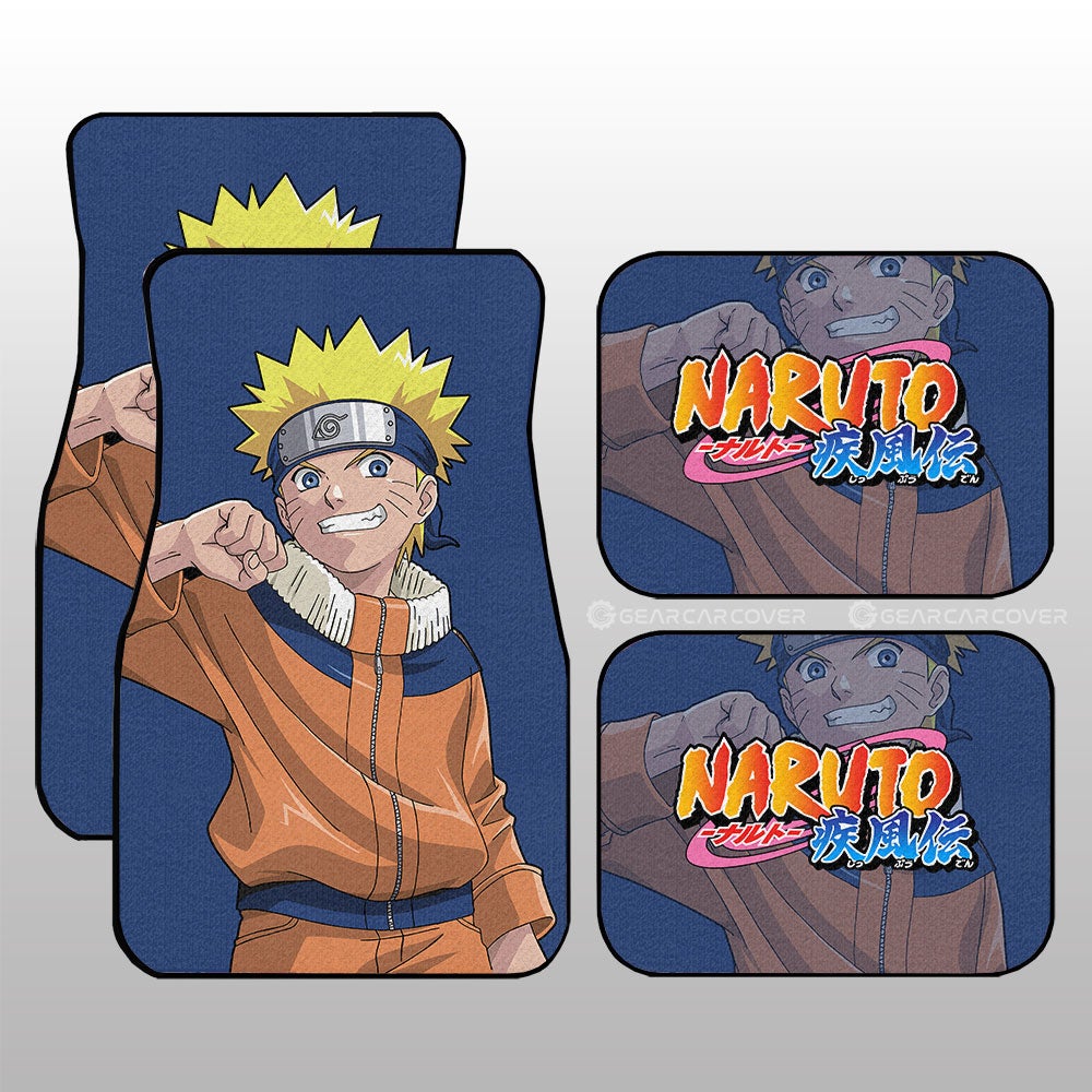 Uzumaki Car Floor Mats Custom Anime - Gearcarcover - 1