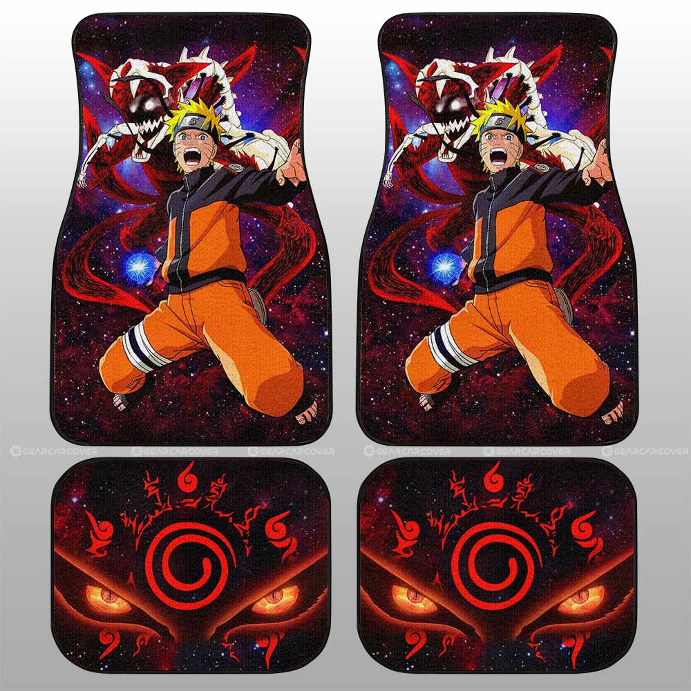 Uzumaki Car Floor Mats Custom Galaxy Style Car Accessories For Fans - Gearcarcover - 2