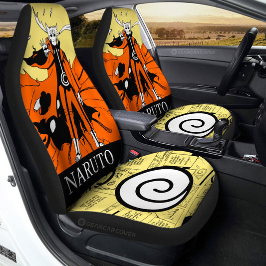 Uzumaki Car Seat Covers Custom Anime Car Accessories - Gearcarcover - 2
