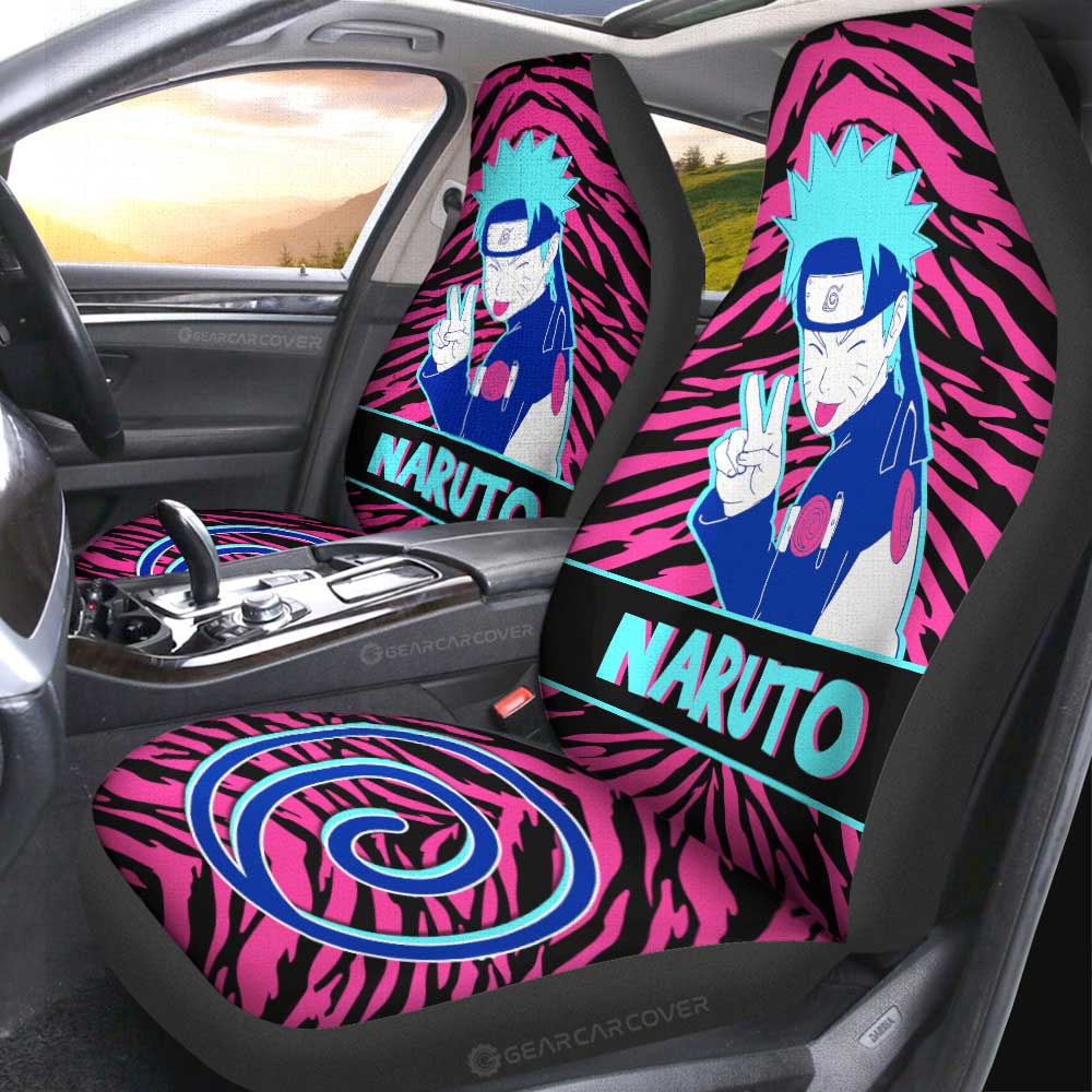 Uzumaki Car Seat Covers Custom Anime Car Accessories - Gearcarcover - 4