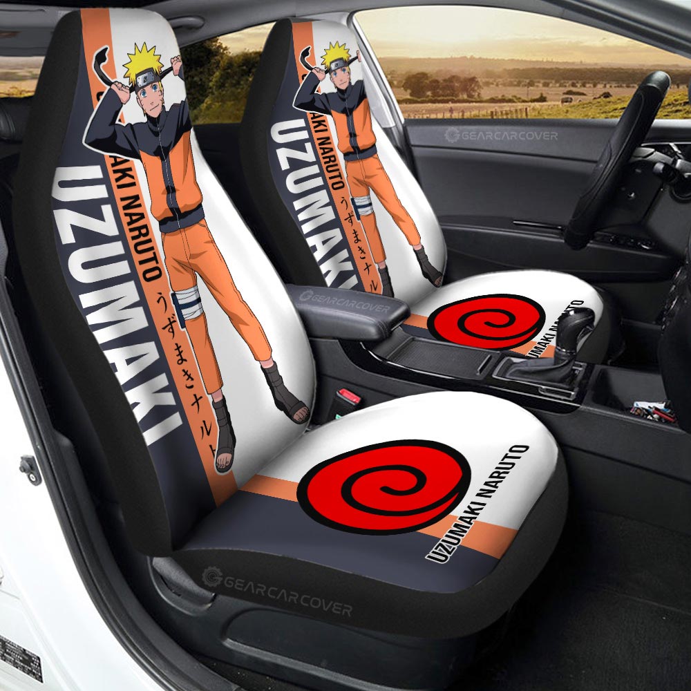 Uzumaki Car Seat Covers Custom Anime Car Accessories - Gearcarcover - 1