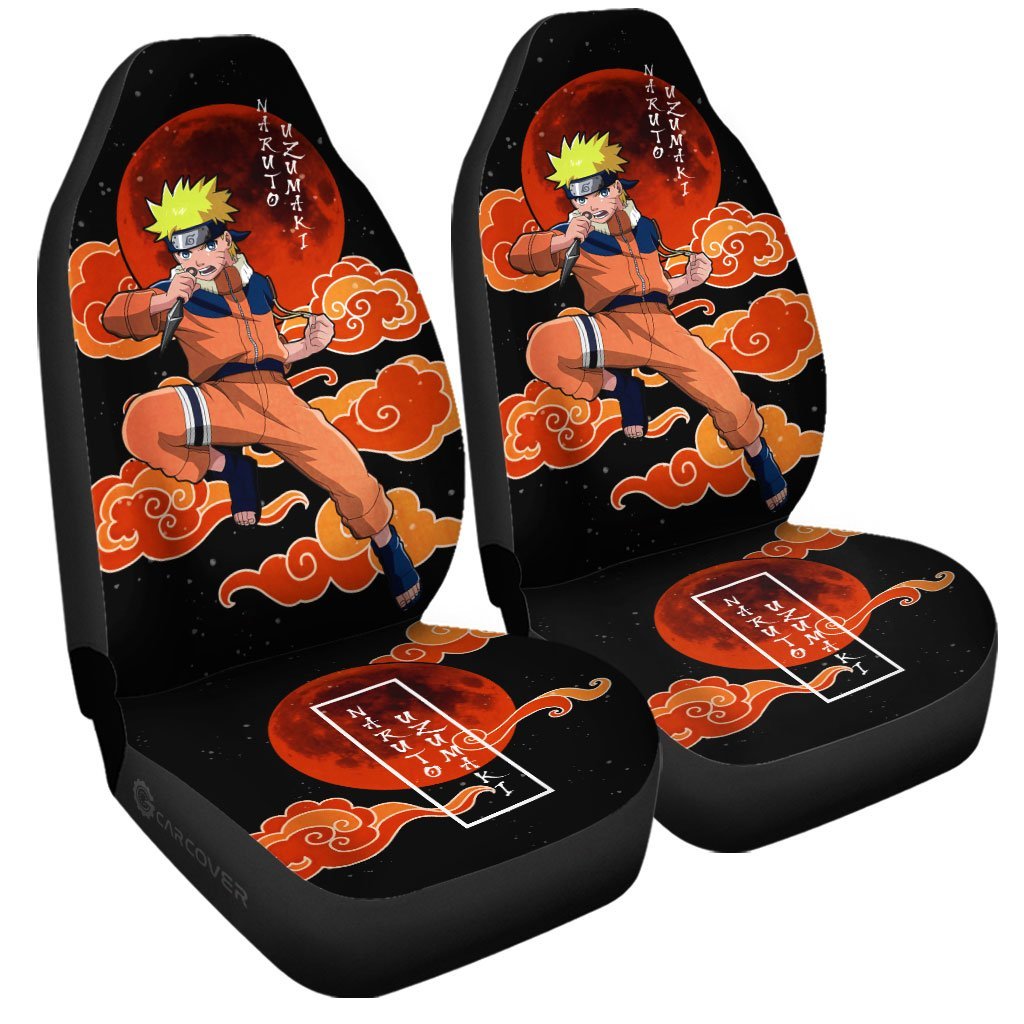 Uzumaki Car Seat Covers Custom Anime Car Accessories - Gearcarcover - 3