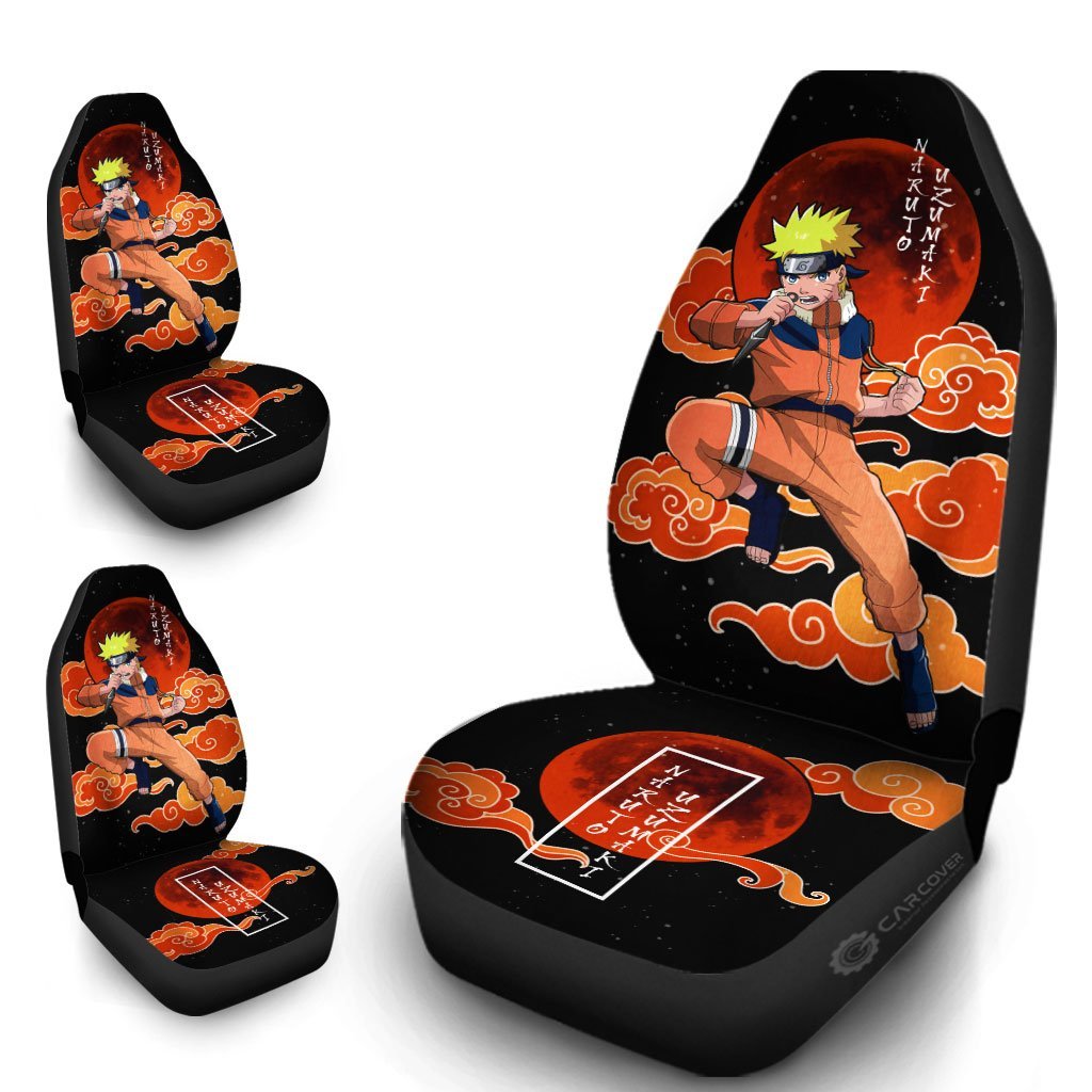 Uzumaki Car Seat Covers Custom Anime Car Accessories - Gearcarcover - 4