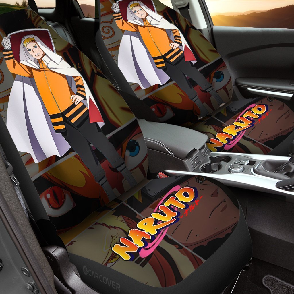 Uzumaki Car Seat Covers Custom Anime Car Accessories - Gearcarcover - 1