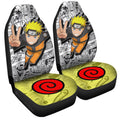 Uzumaki Car Seat Covers Custom Anime Car Accessories Mix Manga - Gearcarcover - 3