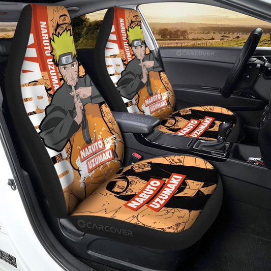 Uzumaki Car Seat Covers Custom Anime Car Interior Accessories - Gearcarcover - 1