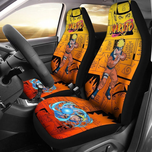Uzumaki Car Seat Covers Custom Anime Car Interior Accessories - Gearcarcover - 1