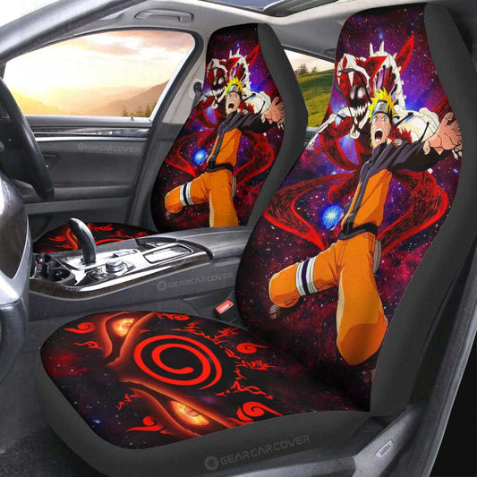 Uzumaki Car Seat Covers Custom Anime Galaxy Style Car Accessories For Fans - Gearcarcover - 2