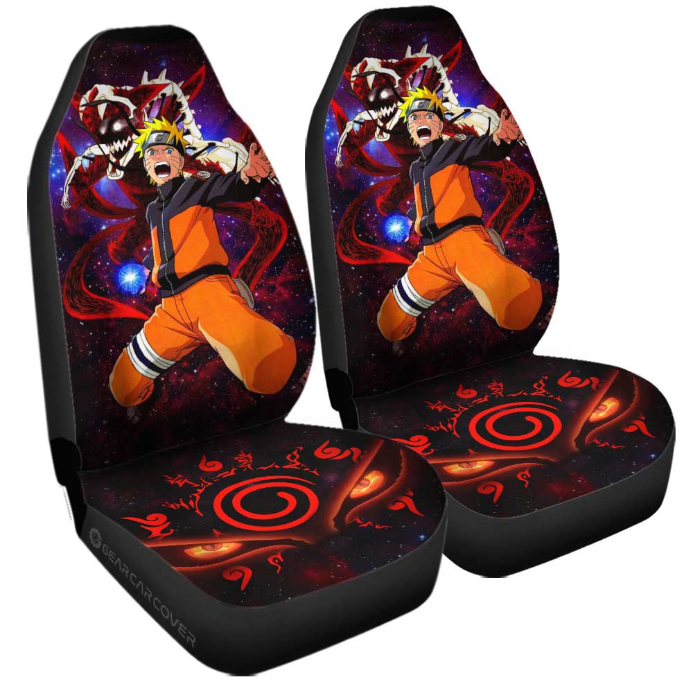 Uzumaki Car Seat Covers Custom Anime Galaxy Style Car Accessories For Fans - Gearcarcover - 3