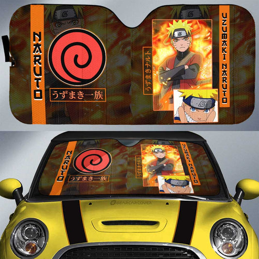 Uzumaki Car Sunshade Custom Anime Car Accessories - Gearcarcover - 1