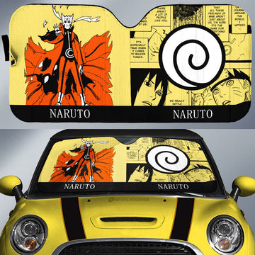 Uzumaki Car Sunshade Custom Anime Car Accessories Manga Color Style - Gearcarcover - 1