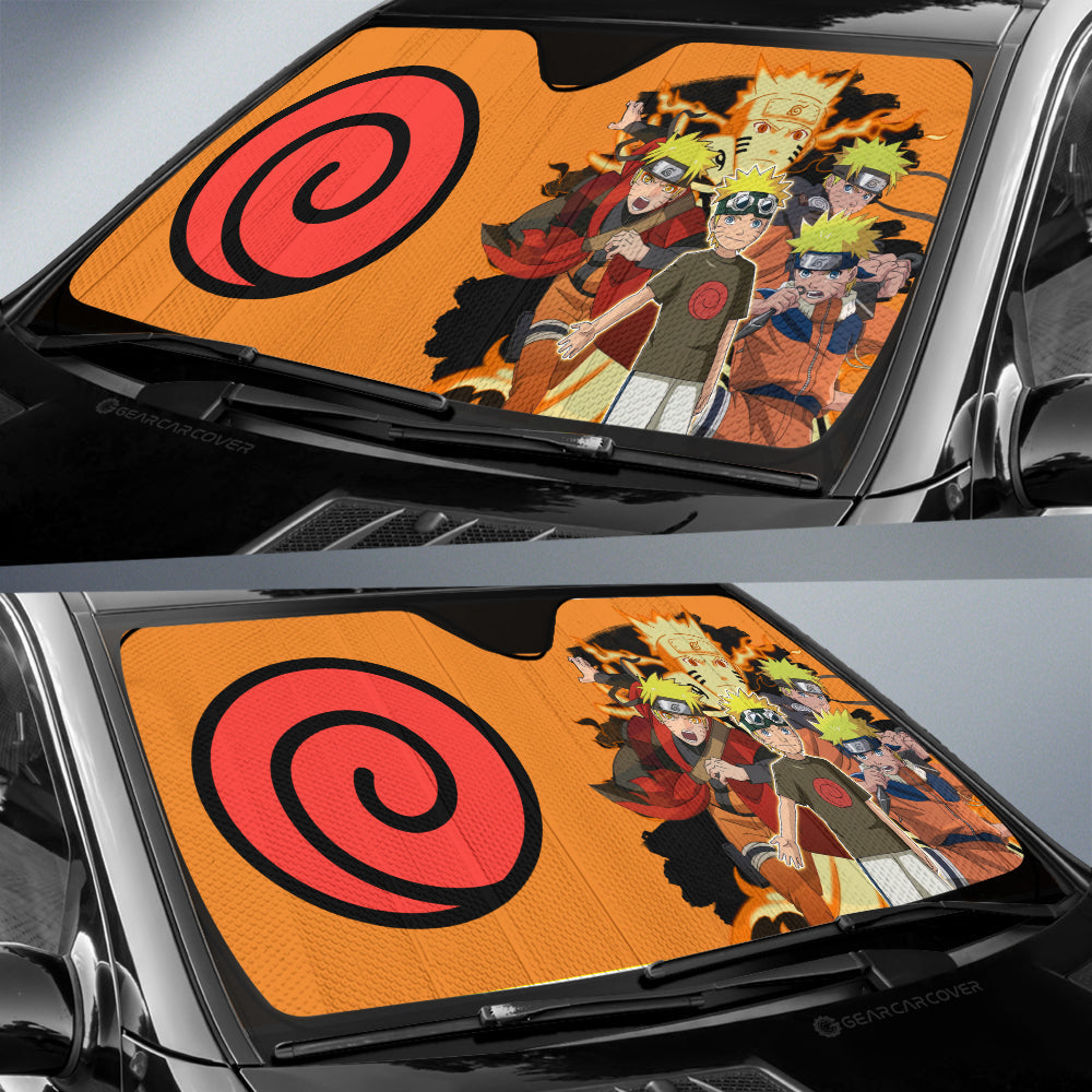 Uzumaki Car Sunshade Custom Car Accessories For Fans - Gearcarcover - 2