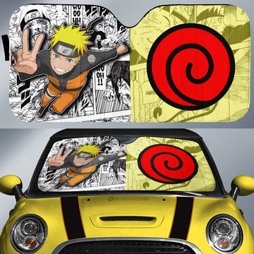 Uzumaki Car Sunshade Custom Mix Manga Car Accessories - Gearcarcover - 1