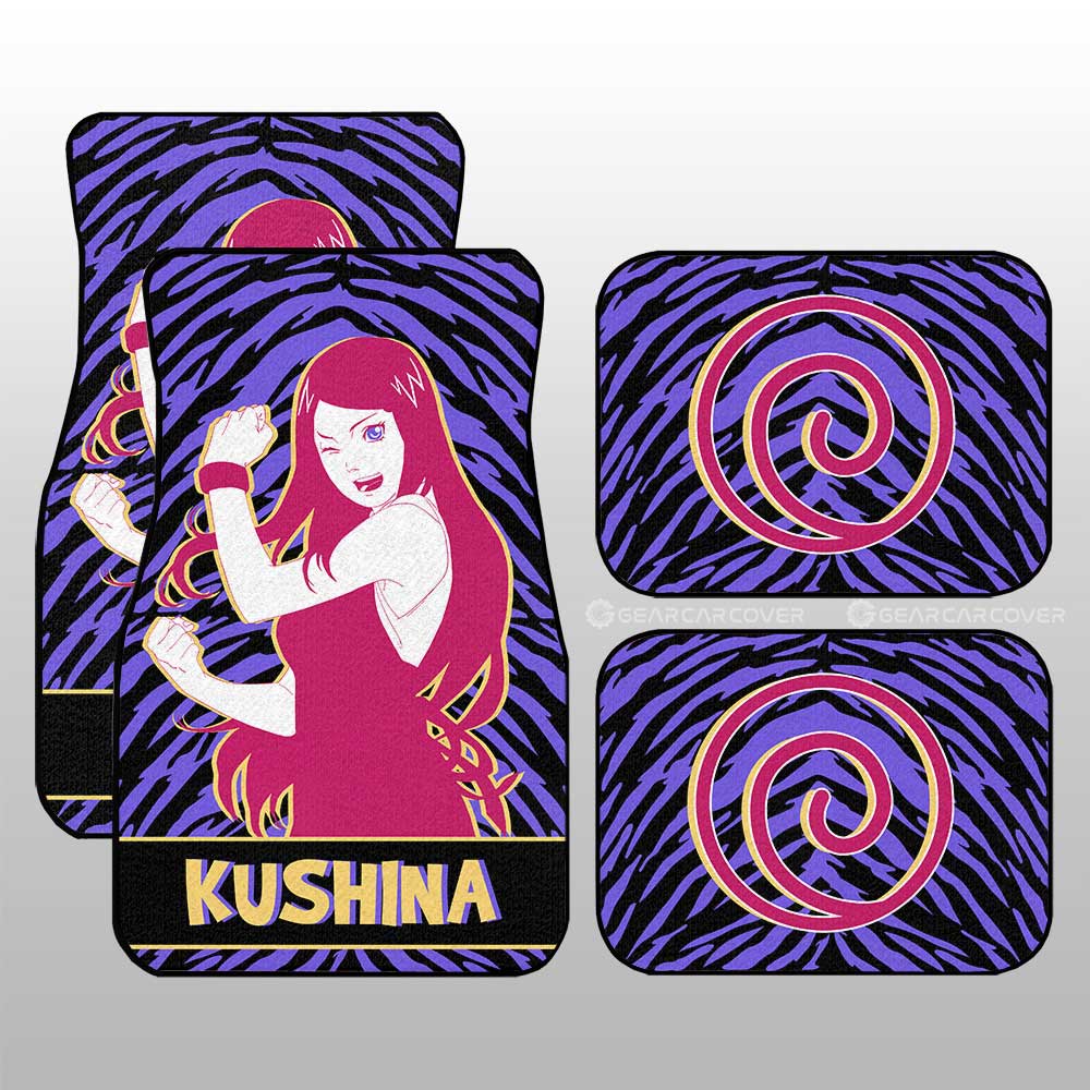 Uzumaki Kushina Car Floor Mats Custom - Gearcarcover - 3