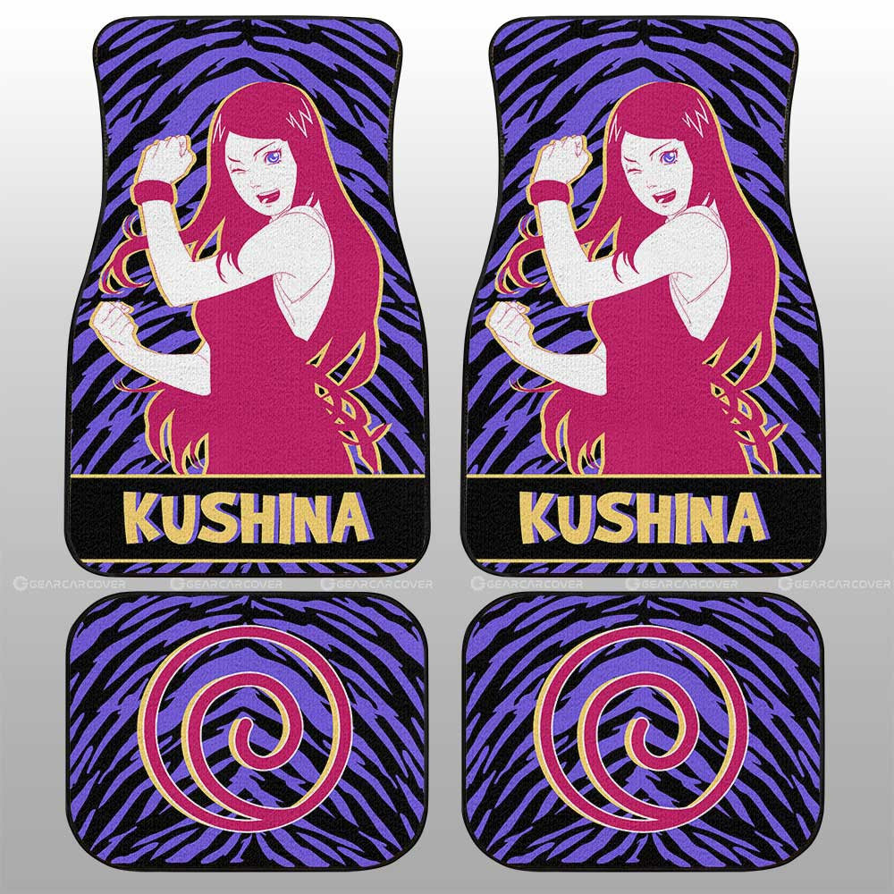 Uzumaki Kushina Car Floor Mats Custom - Gearcarcover - 1